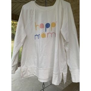 A:Glow Maternity Sweatshirt-Happy Mama-Size XL